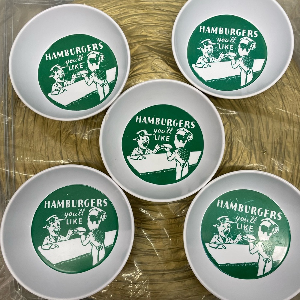 Vintage Melamine Cereal Bowls